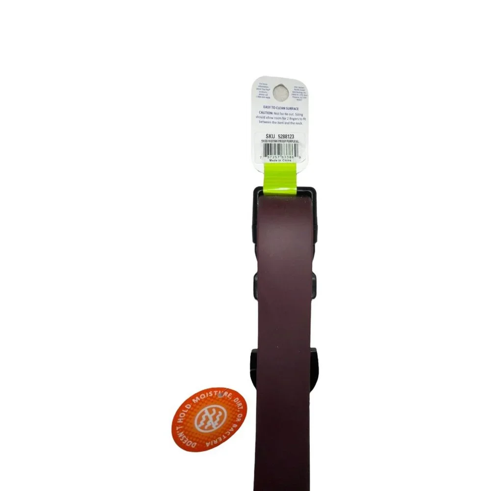 NWT Top Paw Waterproof Stink Free Easy To Clean Silicone Dog Collar S 10